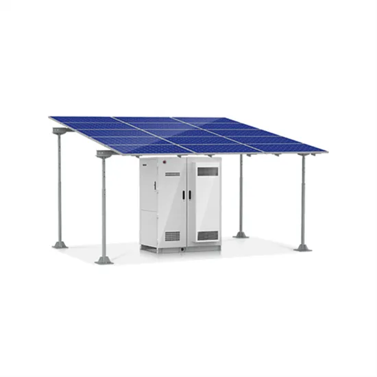 Does the solar telecom integrated cabinet on the roof have batteries for energy storage 