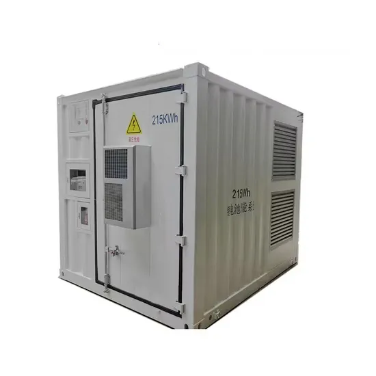 Factory energy storage container for peak load reduction