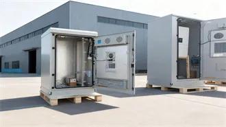 Energy storage container for storing the solar energy
