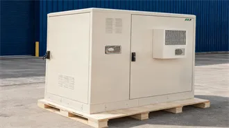 Outdoor cabinets as energy storage enclosure