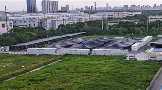 Measurement of electromagnetic battery in solar container