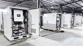Sunrange Solar Outdoor Battery Cabinet 50kwh 80kwh 107kwh