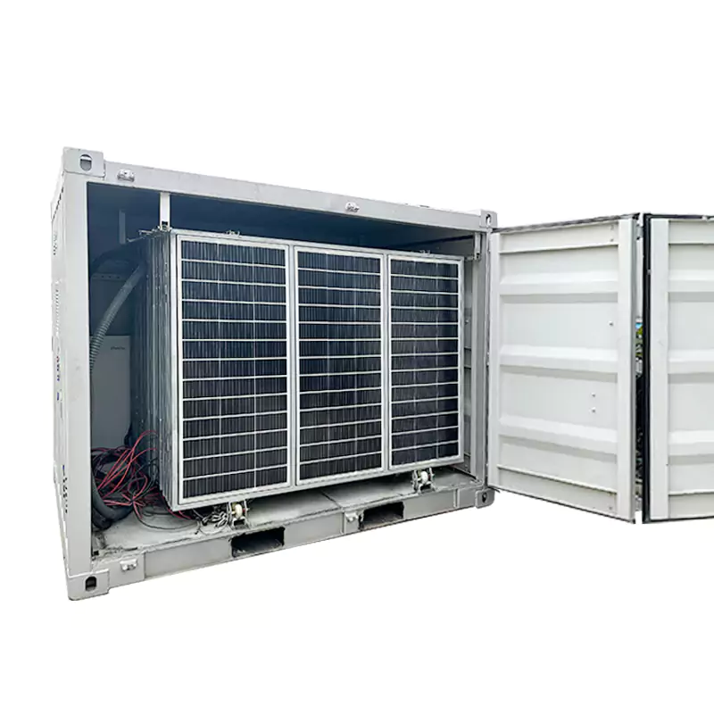 Folding Photovoltaic Container – mobile solar power unit by PEYRON ENERGY